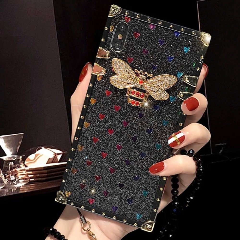✨Brand New Black Butterfly Square iPhone Case✨